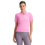 Rohnisch Ladies Knitted Polo Top Small Fuchsia Pink image