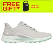 Skechers Ladies Pure Spikeless Shoes 5 Light Grey Aqua image
