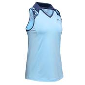 Under Armour Ladies Zinger S/less Polo XSmall Blue 494 image