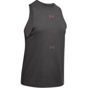 Under Armour Ladies Graphic Muscle SL 6M XSmall Grey 010