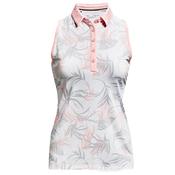 Under Armour Ladies Zinger S/less Novelty Polo XSmall White 100