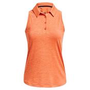 Under Armour Ladies Playoff S/less Polo XSmall Orange 866 image