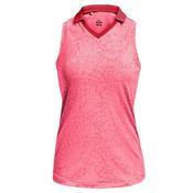 Under Armour Lds Playoff WildFields S/L Polo XSmall Pink 853 image