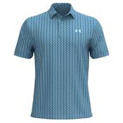 Under Armour Gents Playoff 3.0 Printed Polo Small Blue 293 image