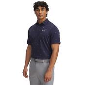 Under Armour Gents Playoff 3.0 Printed Polo Small Blue 423