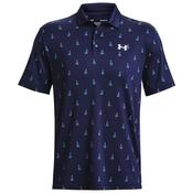 Under Armour Gents Playoff 3.0 Printed Polo Small Navy 412 image