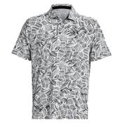 Under Armour Gents Playoff 3.0 Printed Polo Small White 103 image