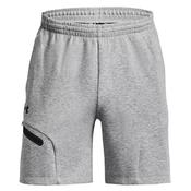 Under Armour Gents Unstoppable Fleece 7 Shorts Medium Grey 011