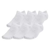 Under Armour Essential No Show Socks Small White 100