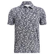 Under Armour Boys Playoff Printed Polo Youths Small Midnight 410 image