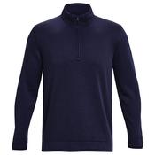 Under Armour Gents Storm SweaterFleece1/4 Zip Top Small Navy 410