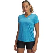 Under Armour Ladies Tech Twist S/S V-Neck XSmall Blue 452