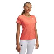 Under Armour Ladies Tech Twist S/S V-Neck XSmall Fire 847