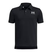 Under Armour Boys Icon Polo Youths Medium Black 001