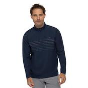 TravisMathew Gents Some Beach 1/4 Zip Top Small Dress Blue image