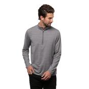 TravisMathew Mens Havasu 2.0 1/4 Zip Top Small Quiet Shade Grey image