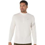 ASICS Icon LS 1/2 Zip Top Small Cream image