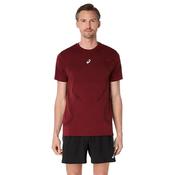 ASICS Road Seamless SS Top Small Dark Red Planet