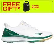Skechers Gents Blade Tour Spiked  Shoes 7.5 White - Green image