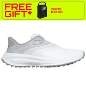 Skechers Gents Flow Twist Boa Spikeless Shoes 7 White image