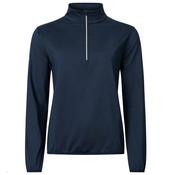 Abacus Ladies Cradoc 1/2 Zip Fleece Small Navy
