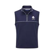 Seve Ryder Cup Quarter Zip Vest Small Navy - Blue image