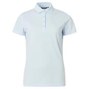 Abacus Ladies Cray Drycool Polo Small Light Blue 310
