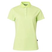 Abacus Ladies Cray Drycool Polo Small Lime 550