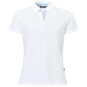 Abacus Ladies Bovey Drycool Polo Small White 100