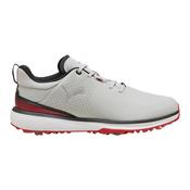 Puma Gents Fusion Grip ST Shoes 7H Ash Gray PUMA Black Candy Appl image