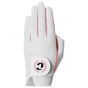 Duca del Cosma Ladies LLH Hybrid Pro Yasmine Gloves Small White - Pink