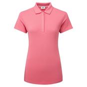 FootJoy Ladies Jacquard SS Shirt Medium Pink Lemonade