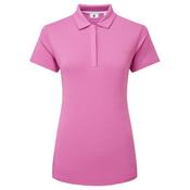FootJoy Ladies Jacquard SS Shirt Large Berry