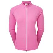 FootJoy Ladies Embossed Full-Zip Midlayer Small Berry