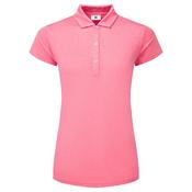 FootJoy Ladies Painted Floral Cap Sleeve Lisle S Small Pink Lemonade