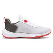 Puma Fusion Crush Sport  Jr Shoe 4 PUMA White Dark Coal