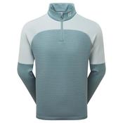 FootJoy Gents ThermoSeries Jacquard Midlayer Small Grey - Green