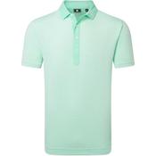 FootJoy Gents Feeder Stripe Pique Polo Small Sea Glass image