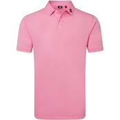 FootJoy Gents Stretch Pique Solid Polo Medium Pink Pop