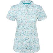 FootJoy Cap Sleeve Lisle XSmall Tile Blue Floral Print image