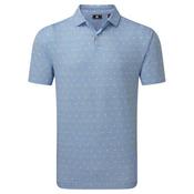 FootJoy Gents Order Geometric Lisle Medium White / Riviera / Peach image
