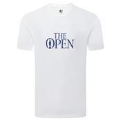 FootJoy Gents Open Clubhouse Tee Shirt Medium White image