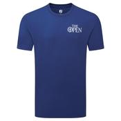FootJoy Gents Open Donut Tee Open Shirt Medium Blue image