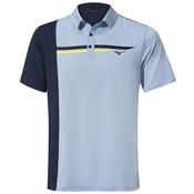 Mizuno Gents QD Elite Panel Polo Small Blue Bell image