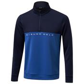 Mizuno Gents Trace 1/4 Zip Medium Blue image