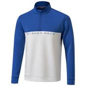 Mizuno Gents Trace 1/4 Zip Medium White