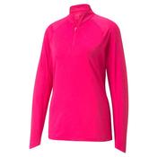 Puma Ladies YouV 1/4 Zip Top Large Orchid Shadow - Heather image