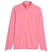 Puma Ladies YouV 1/4 Zip Top Small Strawberry Burst Heather