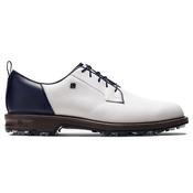 FootJoy Gents Premiere  Shoes 7 Medium WHITE BROWN NAVY