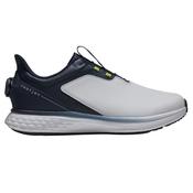 FootJoy Gents Pulse Boa Shoes 8 Medium White - Navy - Blue image